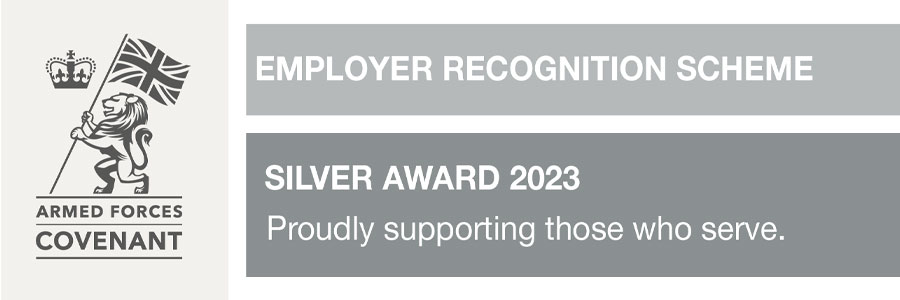 Viking Arms is proud to announce receipt of the Ministry of Defence’s Employer Recognition Scheme (ERS) Silver Award. The prestigious award recognises Viking Arms’ exceptional support and commitment to the armed forces community.