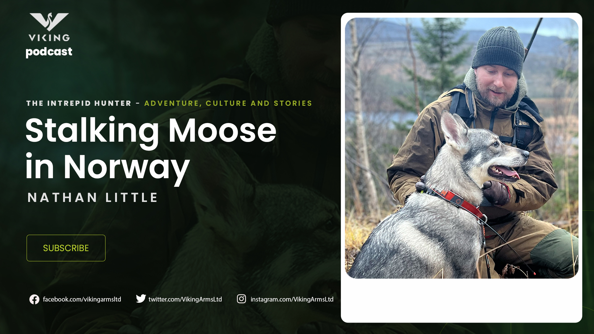 Episode two of The Intrepid Hunter covers Nathan Little’s epic inaugural adventure hunting Norwegian moose on a beautiful estate near Rorvik.