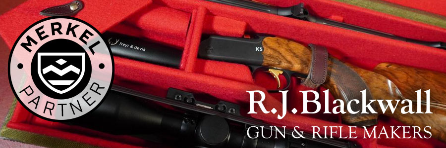 RJ Blackwall Gunsmiths and rifle makers are exclusive retailers of the Merkel Helix rifle.