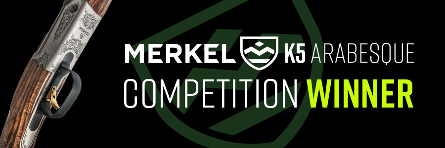 Last year we ran a competition to giveaway a Merkel K5 Arabesque single-shot rifle, one of the first of its kind to hit the UK, in our charity prize draw.