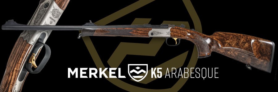 Enter our charity prize draw to be in with a chance of winning a Merkel K5 single shot rifle.