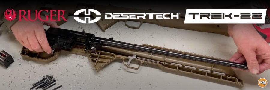 Pete Moore shows us the dos and don'ts of attaching a Desert Tech TREK-22 exoskeleton to a classic Ruger 10/22 rifle with an in-depth deconstruction video.